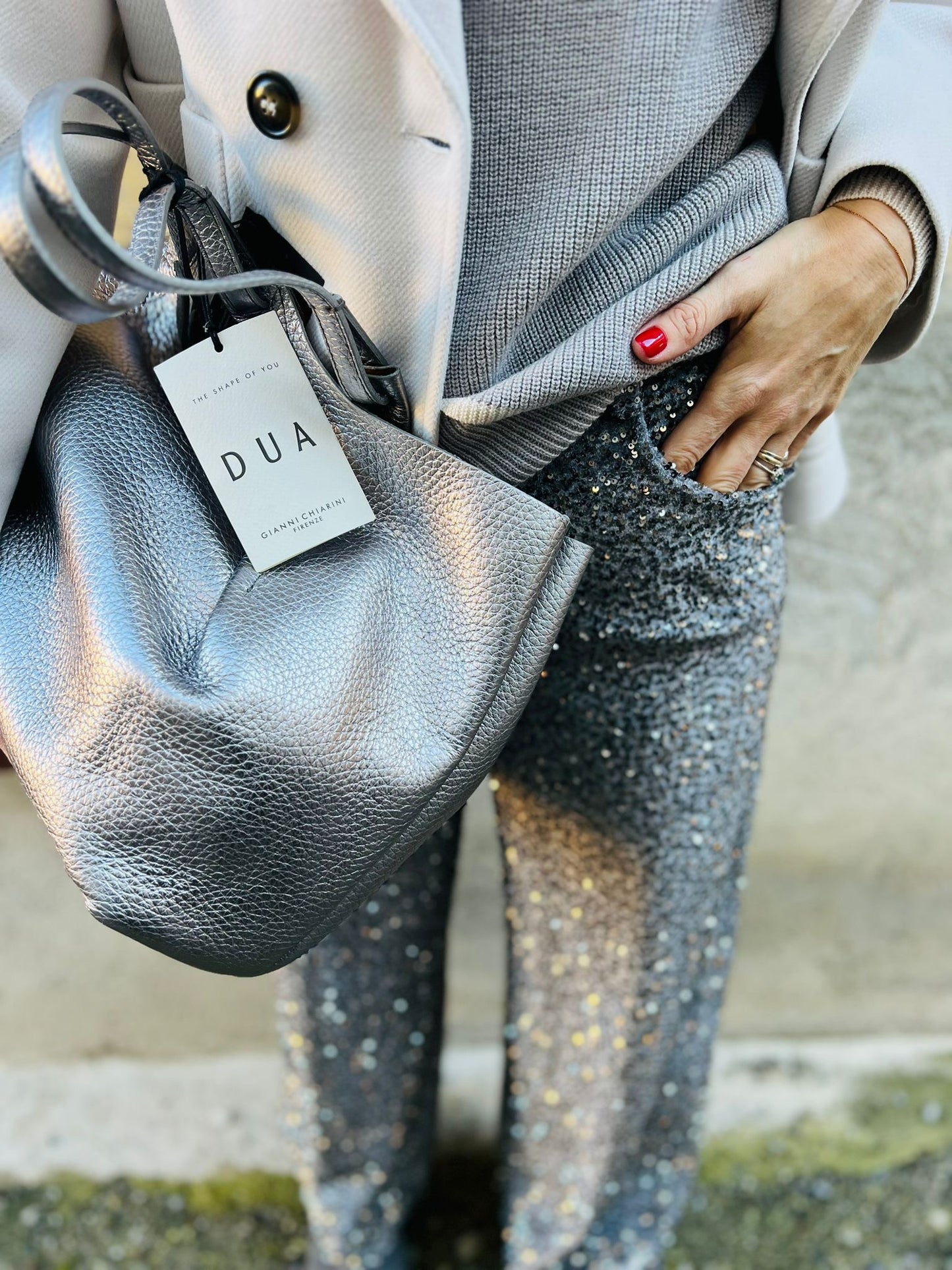T. IN PANTALONE PAILETTES