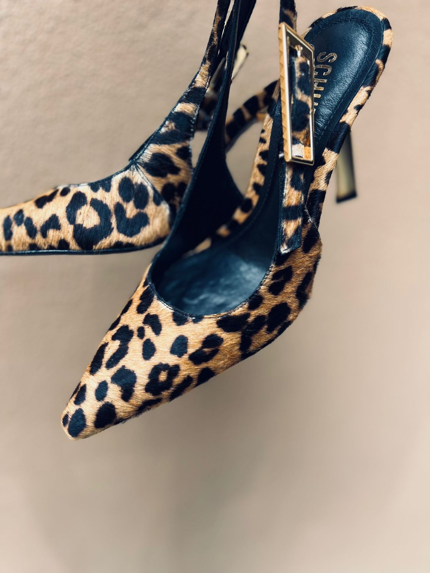 SCHUTZ SLINGBACK LEOPARD 21997