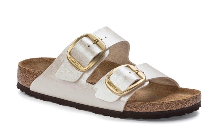 BIRKENSTOCK ARIZONA BIG BUKLE GRACEFUL PEARL WHITE