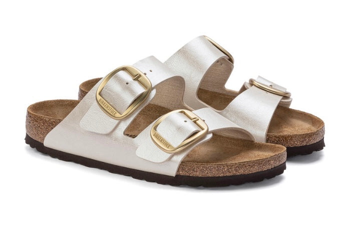 BIRKENSTOCK ARIZONA BIG BUKLE GRACEFUL PEARL WHITE