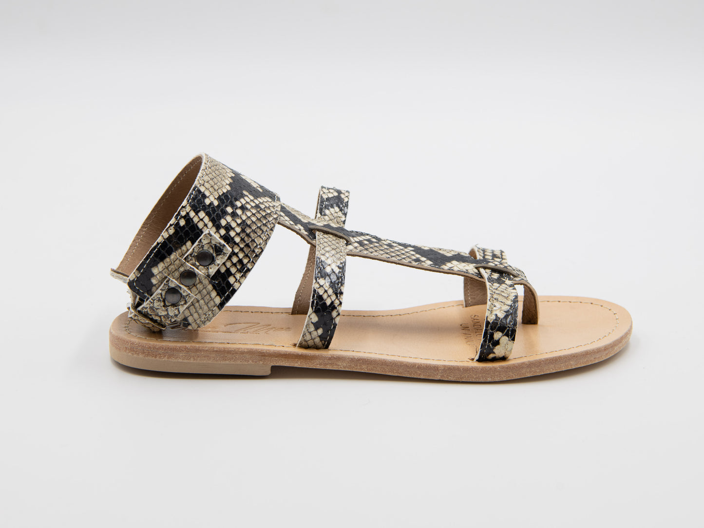 MIM MAR SANDALO FLAT SNAKE