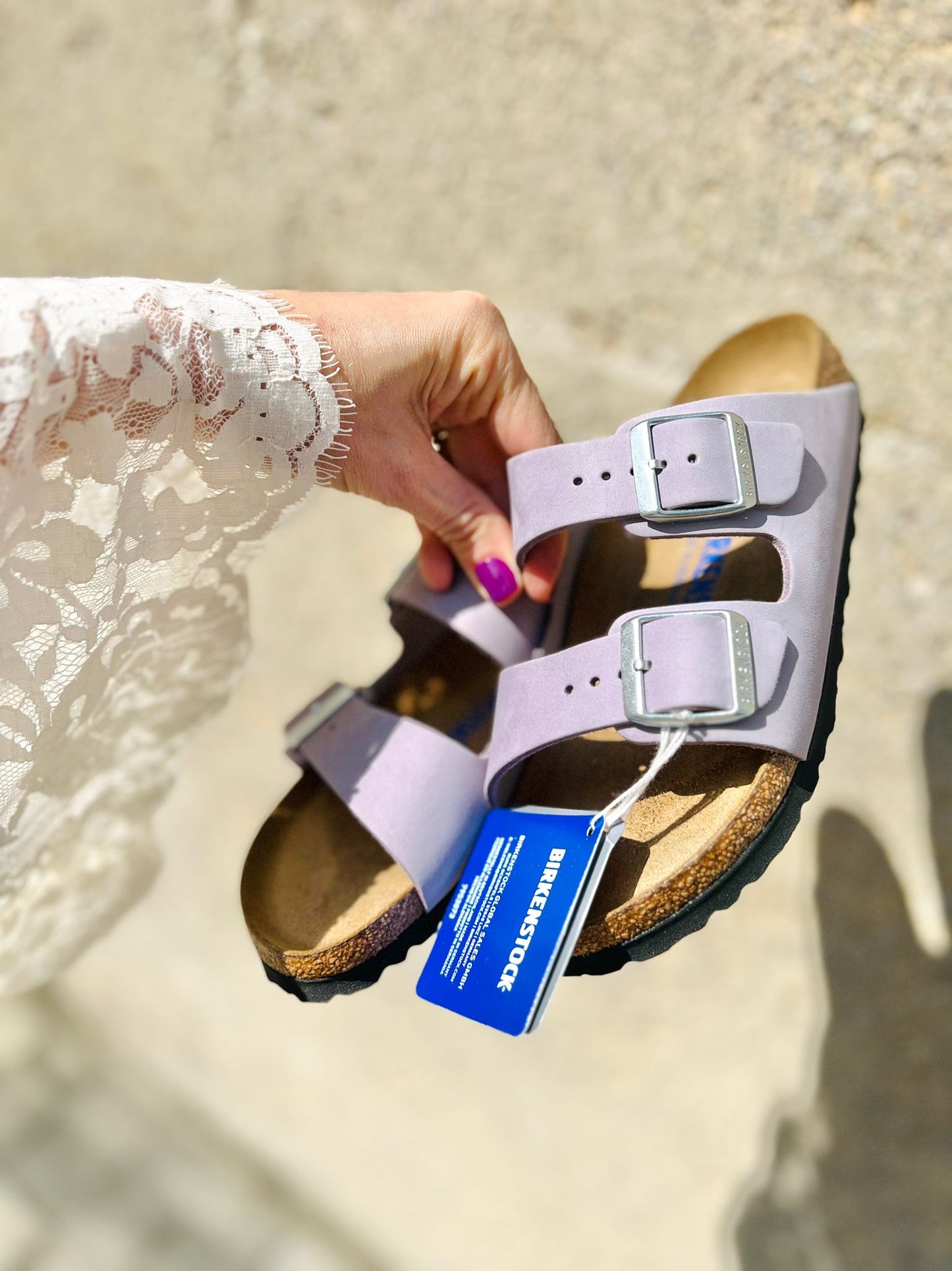 BIRKENSTOCK ARIZONA PURPLE FOG