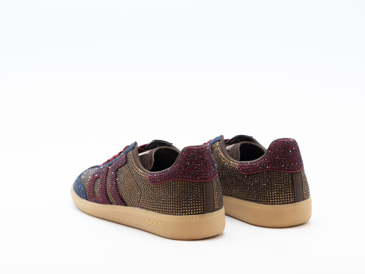 BACK 70 SNEAKERS CLOUD STRASS NAVY WINE