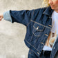 VICOLO GIACCA DENIM RISVOLTO