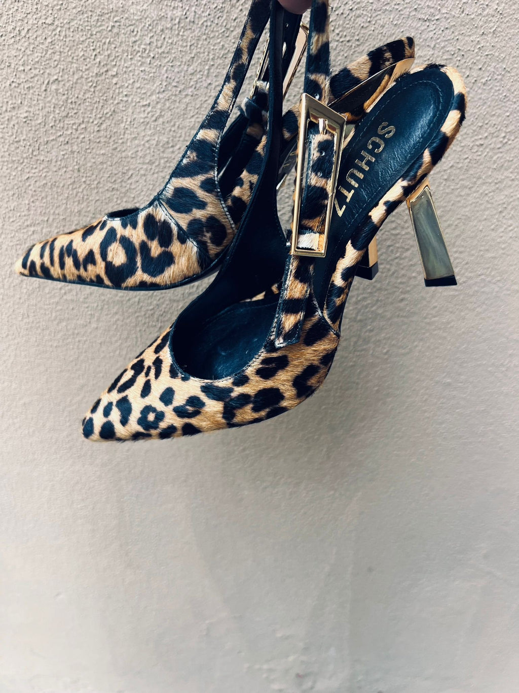 SCHUTZ SLINGBACK LEOPARD 21997