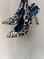 SCHUTZ SLINGBACK LEOPARD 21997