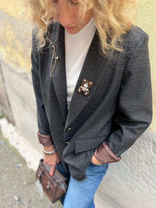 T. IN BLAZER OVER PATCH