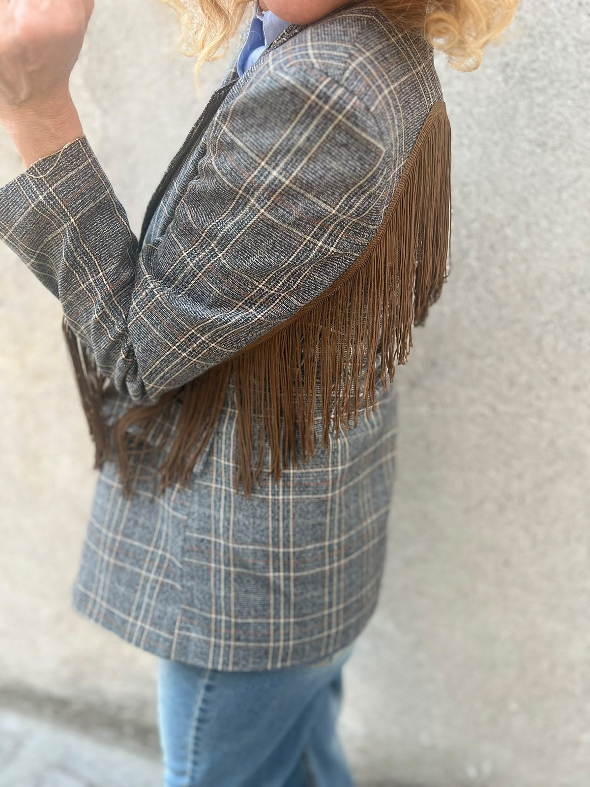 TENSIONE IN BLAZER 27B6148 GRIGIO