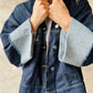 VICOLO GIACCA DENIM RISVOLTO