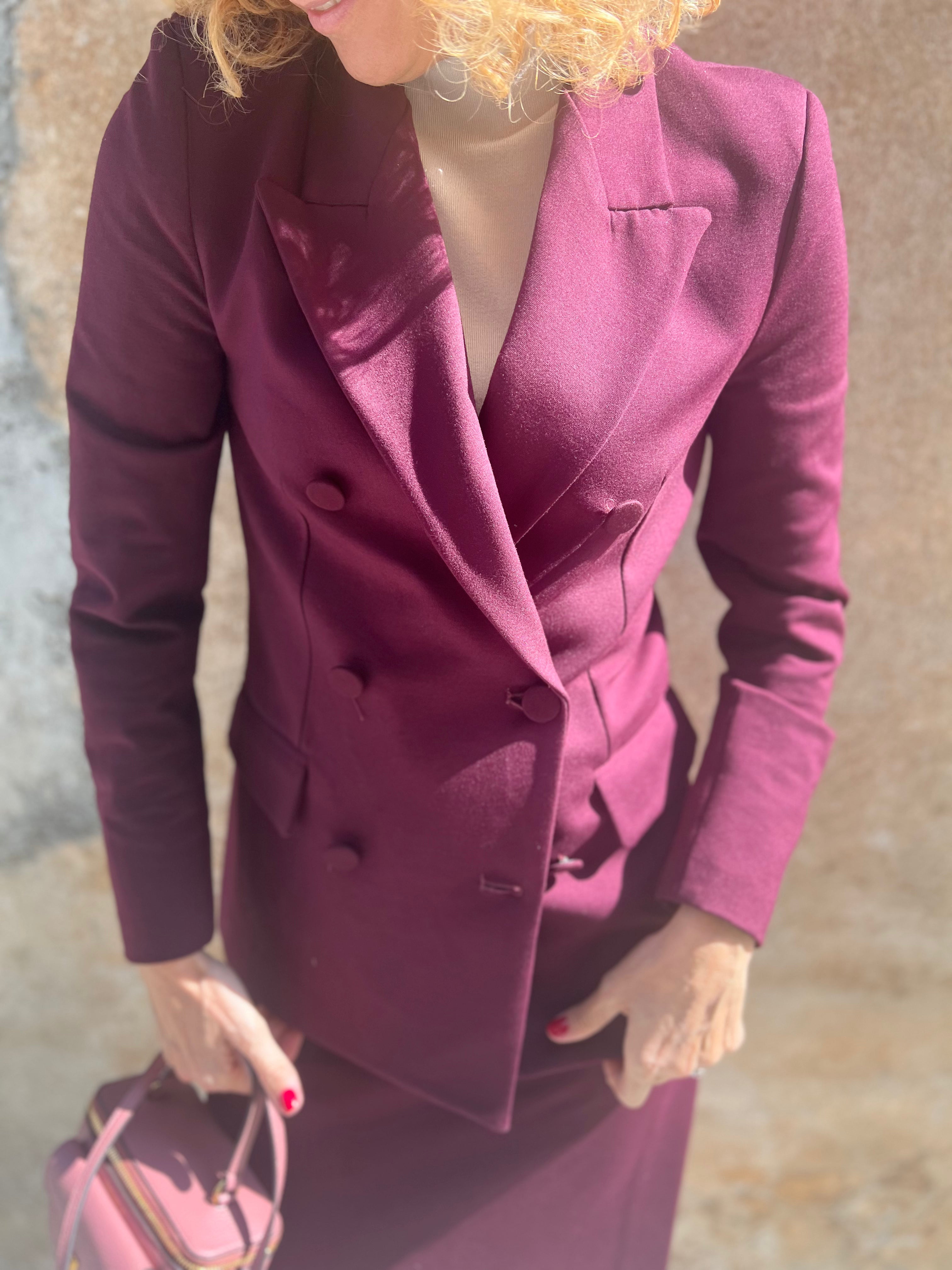VICOLO BLAZER ACU BORGOGNA 39