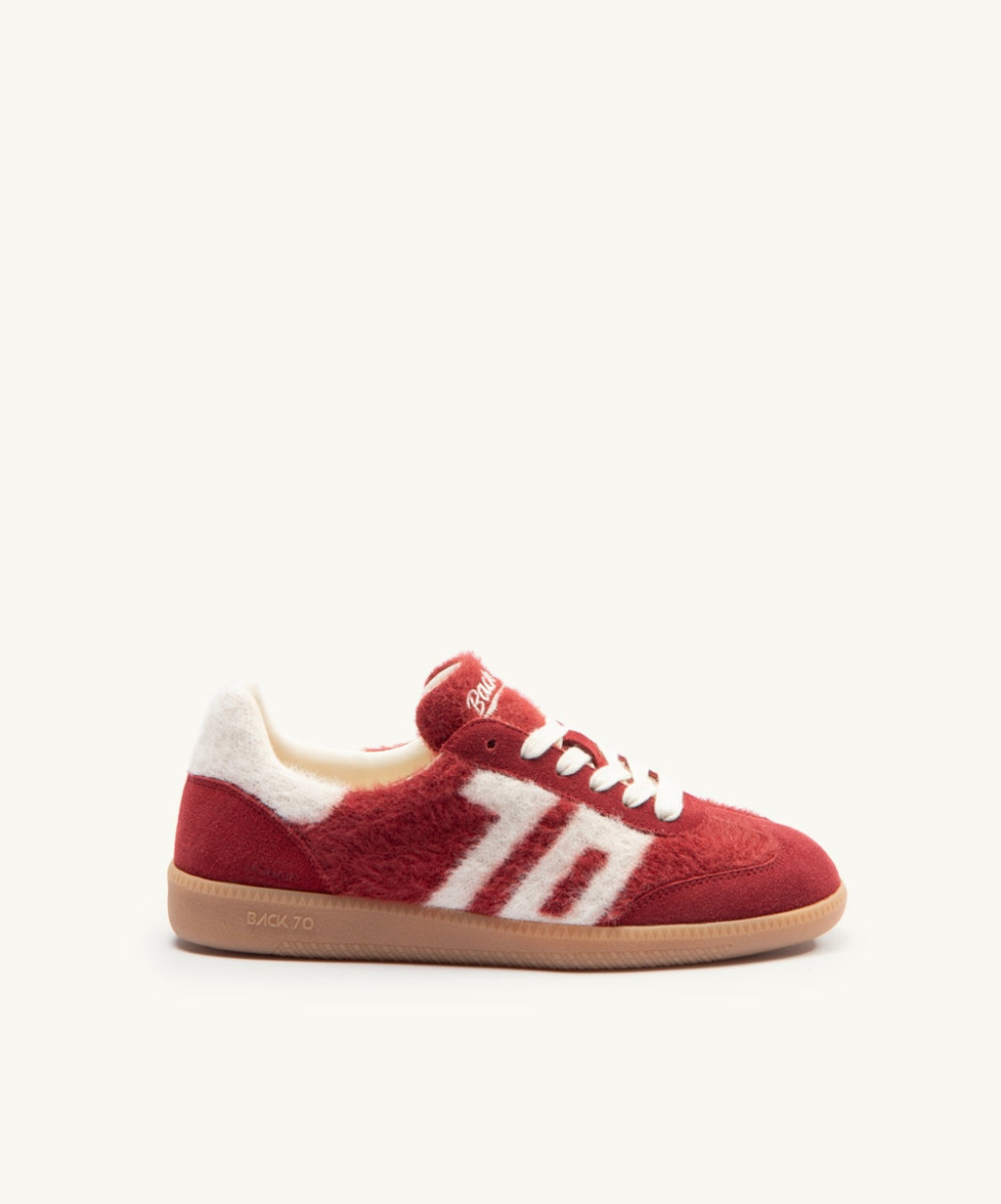 BACK 70 SNEAKERS CLOUD MOHAIR WINE BUTTER