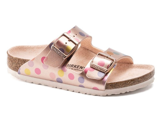 BIRKENSTOCK ARIZONA ELECTRIC METALLIC DOTS