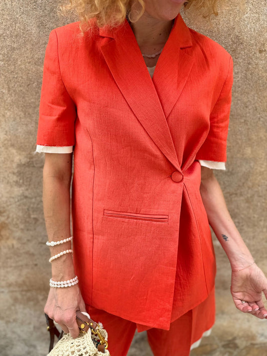VICOLO BLAZER ABU PAPAYA