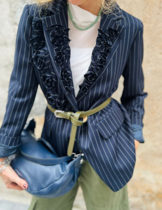 TENSIONE IN BLAZER GESSATO
