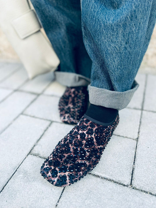STRATEGIA LADY BALLERINA STRASS ANIMALIER