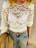 TENSIONE IN BLUSA PIZZO CHANTILLY
