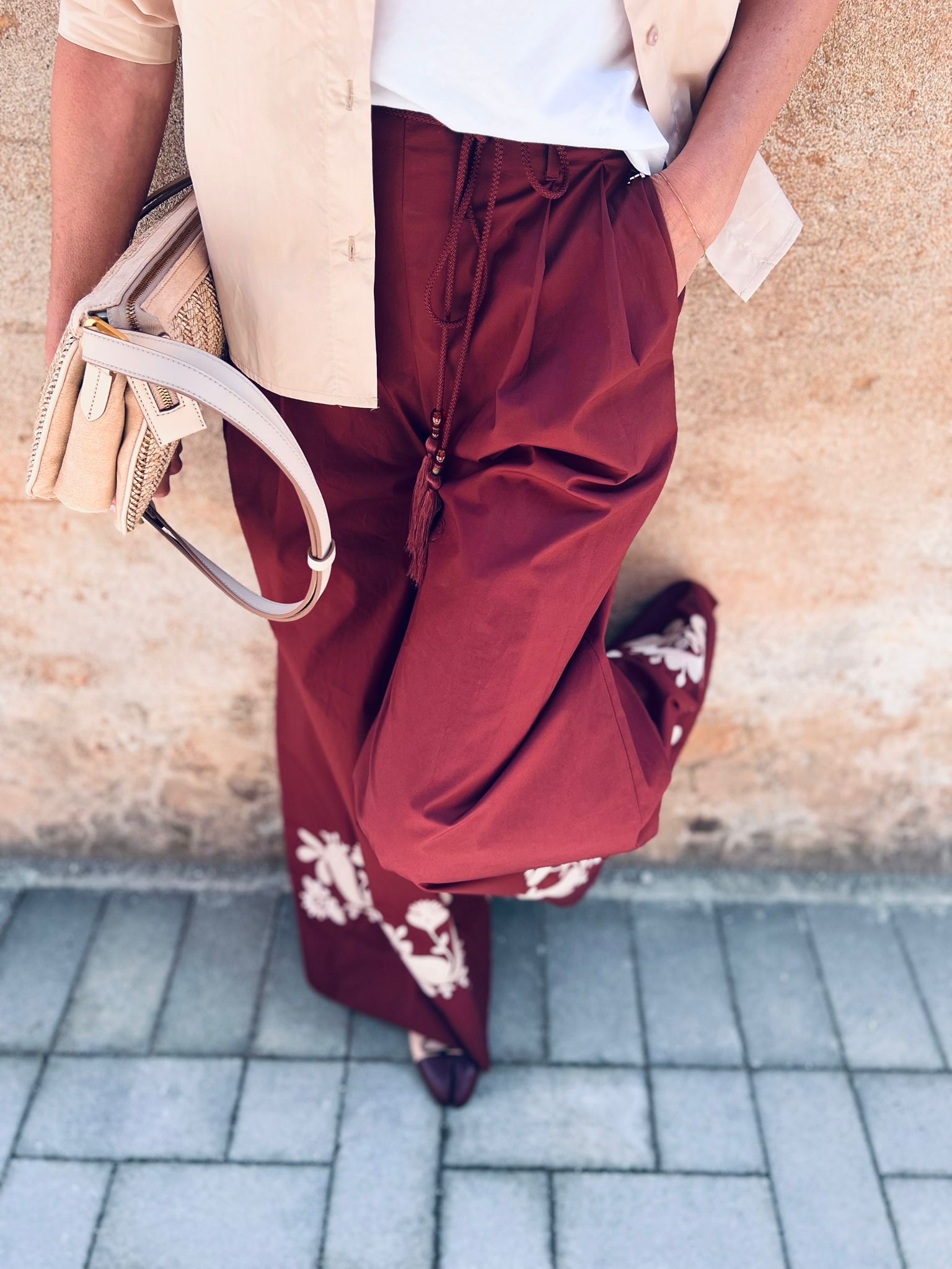 ACTITUDE TWINSET PANTALONE TERRA